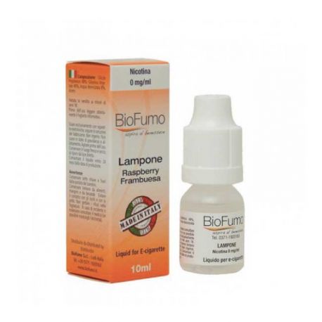 Lampone Biofumo Liquido Pronto da 10 ml Aroma Fruttato