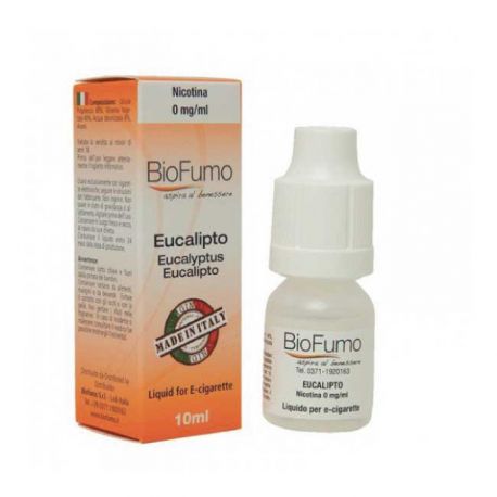 Eucalipto Biofumo Liquido Pronto da 10 ml Aroma Mentolato