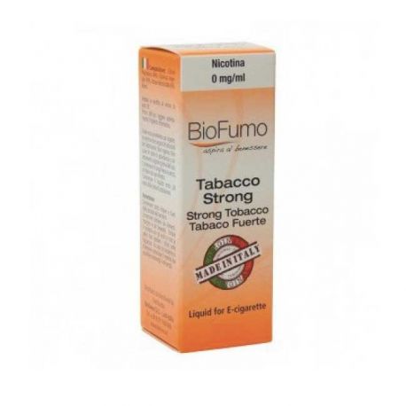 Tabacco King - Strong Biofumo Liquido Pronto da 10 ml Aroma Tabaccoso