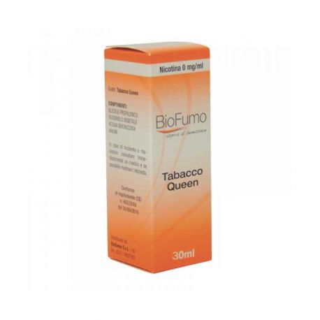 Tabacco Queen Biofumo Liquido Pronto da 10 ml Aroma Tabaccoso