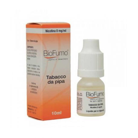 Tabacco Da Pipa Biofumo Liquido Pronto da 10 ml Aroma Tabaccoso