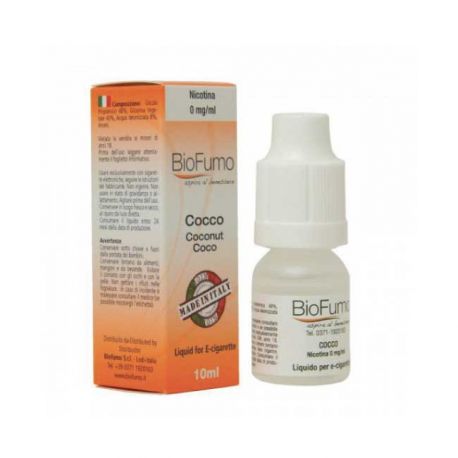 Cocco Biofumo Liquido Pronto da 10 ml Aroma Fruttato