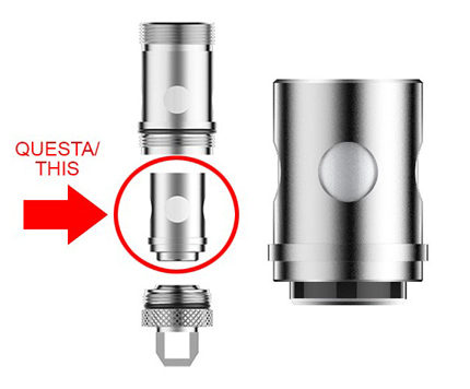 EUC COIL CERAMIC Resistenza Vaporesso 5 pezzi