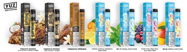 Eliquid France sigaretta elettronica usa e getta YUZ